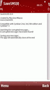 game pic for MassimoMilazzo SaveSmsIO S60 5th  Symbian^3
